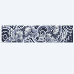 Design del tatuaggio semi-permanente Bracciale Foglie di Ginkgo e Nuvole di INKON – illustrazione giapponese, bracciale, delicate, ginkgo, foglie, 2 x 9 in (5x23cm), disponibile su inkon.co
