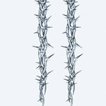 Design del tatuaggio semi-permanente Thorn Vines di INKON – illustrazione lunghi, intrecciati, spinoso, viticcio, tatuaggi, 4 x 8 in (11x21cm), disponibile su inkon.co