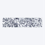 Design del tatuaggio semi-permanente Bracciale Giardino di Rose di INKON – illustrazione rigogliosa, orizzontale, fascia, fiore, rose, 2 x 9 in (5x23cm), disponibile su inkon.co